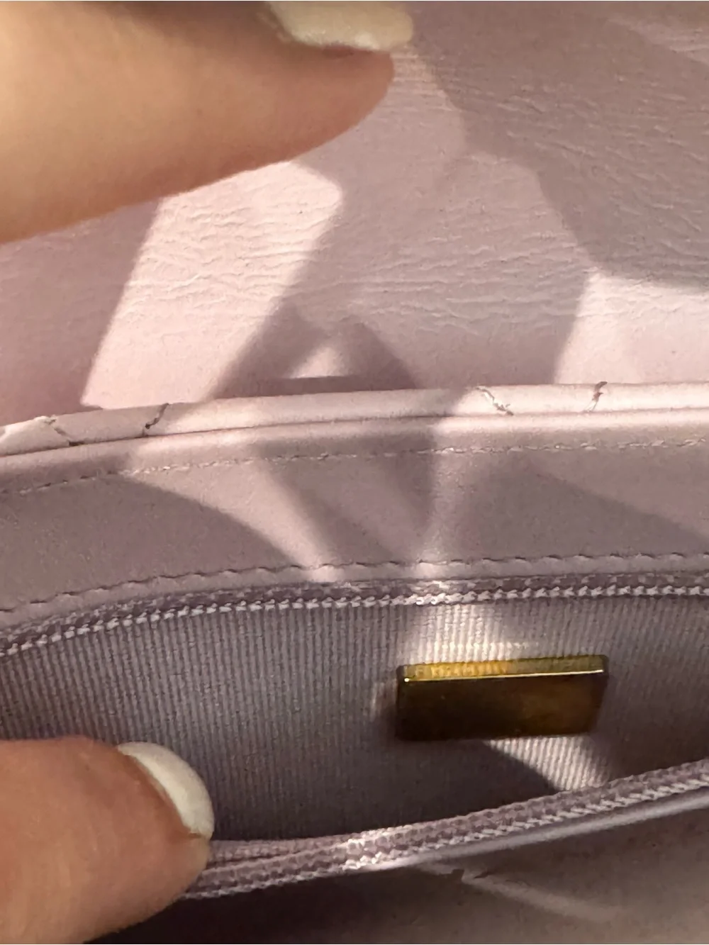 CHANEL Pink Quilted Top-Handle Mini Bag with Gold Chain